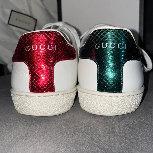 Gucci Ace Heart leather sneakers - Picture 5 of 10